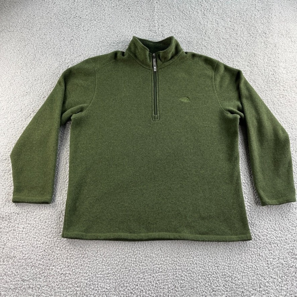 Vintage The North Face Sweater Mens Extra Large Pullover Sherpa Lined 1/4 Zip